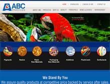 Tablet Screenshot of abcchemical.com